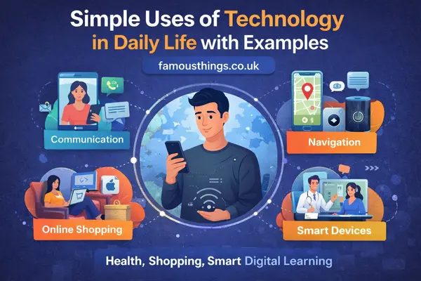simple uses of technology in daily life with examples illustration